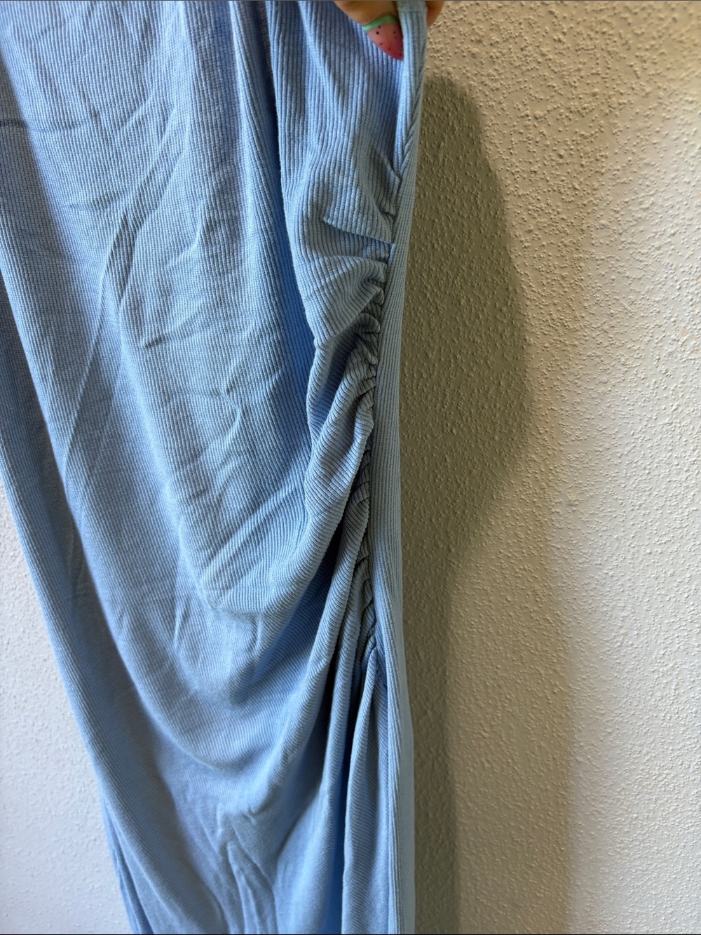 l*space Powder Blue Ribbed Tank Maxi Dress - Picture 4 of 9